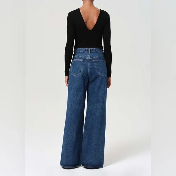 Agolde Dame No Cuff Wide Leg Jean - NWT - Picture 3 of 3